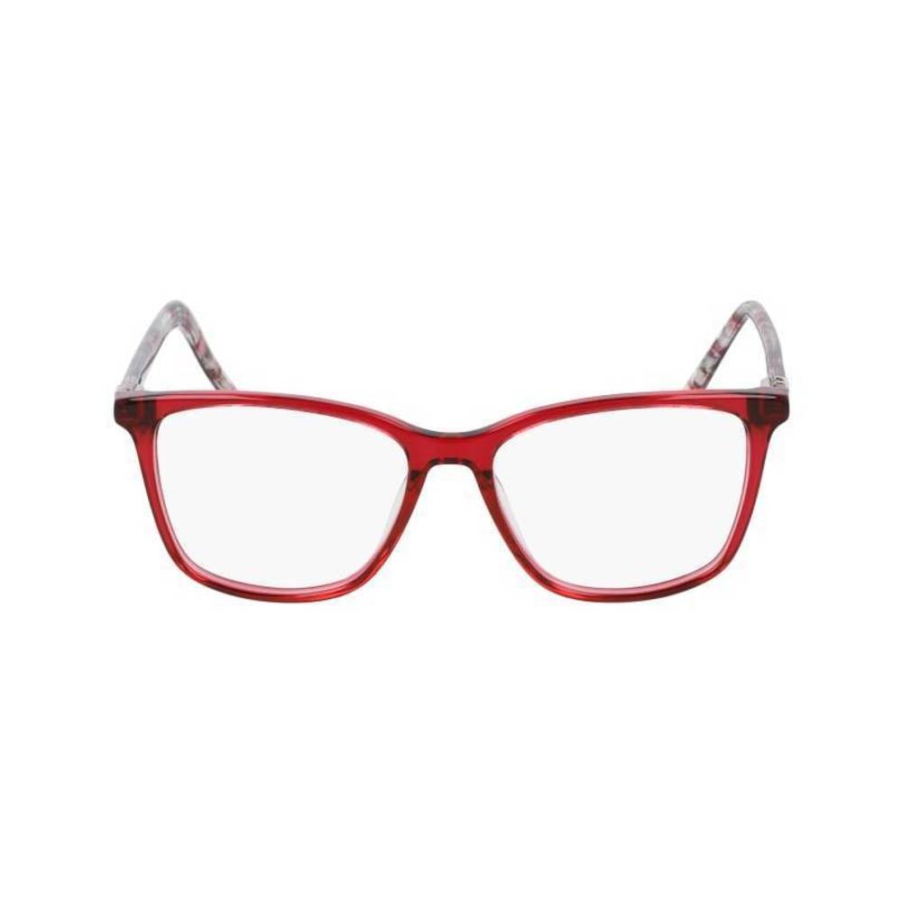 Marchon NYC M 5024 N Eyeglasses 625 Crystal Red Red Marble 55mm